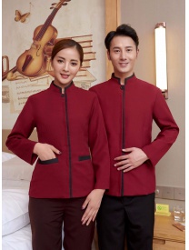 保潔服一?？?紅色